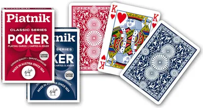 Zdjęcie produktu dla Piatnik Karty Pokerowe Classic Series - 55 Kart, Pokerowy Wymiar