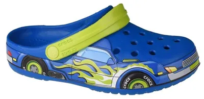 Produktbild von Crocs Fun Lab Truck Band Clog 207074-4JL, Badelatschen, für Jungen, Blau, Größe: 19/20