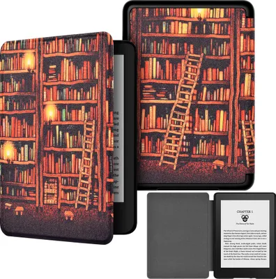 Produktbild von Kindle Paperwhite 6/ Colorsoft/ Signature Edition - Bibliothek-Grafikhülle