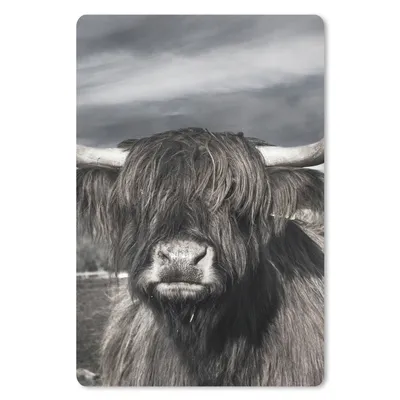 Produktbild von MuchoWow® Mauspad Mousepad Schottischer Highlander - Tiere - Hörner 18x27 cm - Mousepads - Maus Mat - Pad - Mausunterlage
