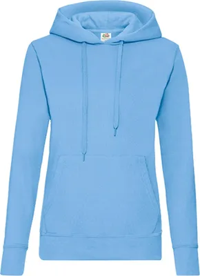 Produktbild von Fruit of the Loom 62-038-0 | Lady-Fit Classic Hooded Sweat - Farbe: Sky Blue - Größe: M