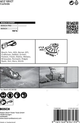 Obrázek produktu pro Segmentový pilový kotouč Expert MultiMaterial ACZ 105 ET D.105mm Starlock 1 ks/jednotka