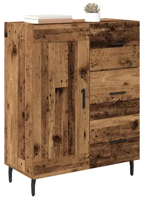 Zdjęcie produktu dla vidaXL Kredens z drewna odzyskanego 69,5 x 34 x 90 cm drewno kompozytowe i żelazo