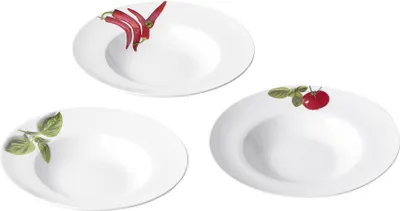 Produktbild von Pastateller mit Dekor 3-fach sortiert