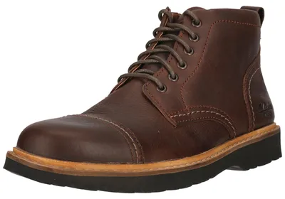 Produktbild von CLARKS Schnürboots Weltridge Zip mit Zehenkappe 5228 Dark Brown Lea 42