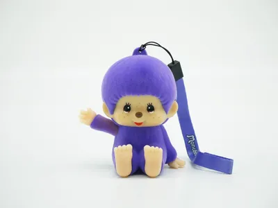 Produktbild von Monchichi – Mit LEDs beleuchtete Figur „Lila“, 3,5 Zoll