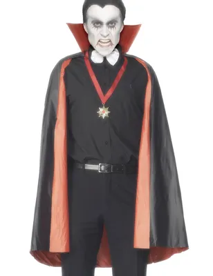 Image de Cape de vampire réversible en PVC, Schwarz und Rot