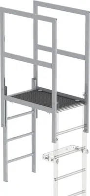 Image de Escalier d'acrotère Alu brut 62181