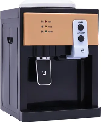 Obrázok produktu pre Dávkovač a chladič vody - stolný, vrchný - teplý a studený - pre domácnosť a kanceláriu - 110-220 V - strieborný