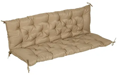Productafbeelding van Outsunny bankkussen voor 3 personen, 150x98x8 cm, met banden, zitkussen