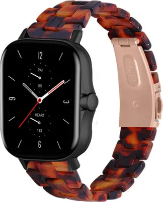 Produktbild von Strap-it Amazfit GTS 2 Harzarmband (Lava)