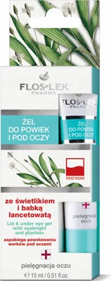 Image de Flos-Lek Gel pour les paupières et le plantain lancéolé, 15 ml