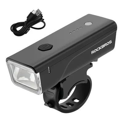 Produktbild von ROCKBROS Vorderlicht für Fahrräder, 1500 Lumen, 5000 mAh, wiederaufladbar, 5 Modi, wasserdicht IPX6, verstellbar, schwarz