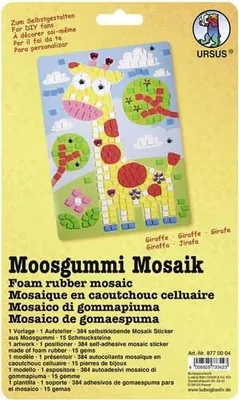 Produktbild von Moosgummi Mosaik Giraffe