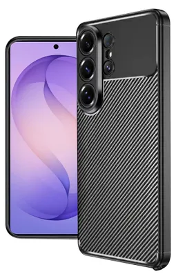 Zdjęcie produktu dla Techsuit CarbonFiber Etui z karbonowym Samsung Galaxy S26 Ultra - czarne