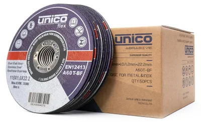 Produktbild von Trennscheiben 115 mm Flexscheiben Inox Edelstahl Metall 1mm Extradünn 50 Stück