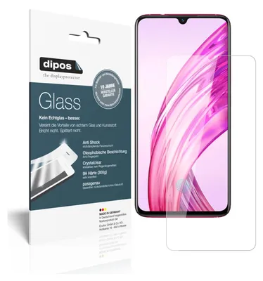 Produktbild von 1+1x Schutzfolie für Vivo X23 - Anti-Shock 9H Folie dipos Glass Kunststoffglas