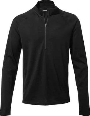 Obrázek produktu pro Craghoppers Expert CEU001 | Základní vrstva s dlouhým rukávem Expert Merino S až 3XL - barva: černá - velikost: XXL