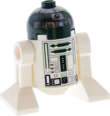 Produktbild von 1x Lego Minifigur Star Wars Episode 3 Droide R4-P44 dunkel grün weiß 8088 sw0267