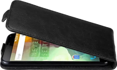 Immagine prodotto di Custodia Cadorabo per OnePlus 2 Cover protettiva in nero Custodia Flip per telefono cellulare Custodia Cover