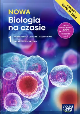 Immagine prodotto di Nowa Biologia na czasie 1. Podręcznik dla liceum ogólnokształcącego i technikum. Zakres rozszerzony. Edycja 2024