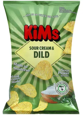 Produktbild von KiMs Sour Cream & Dild 170g