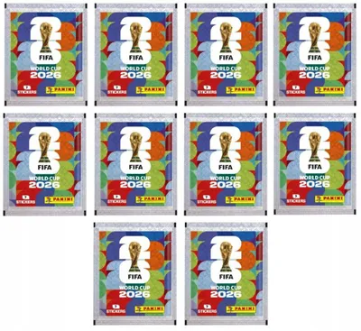 Produktbild von Panini FIFA World Cup 2026 – 10 packs of 70 stickers each: WORLD CUP