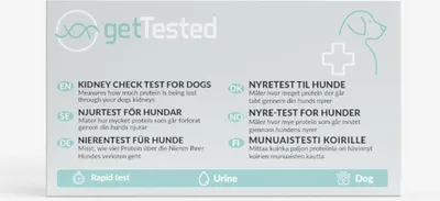 Zdjęcie produktu dla Szybki test nerkowy dla psów – badanie moczu na obecność białka i kreatyniny