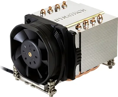 Obrázek produktu pro Dynatron A24, Chladič, 6 cm, 1500 ot/min, 7000 ot/min, Černá, Stříbrná