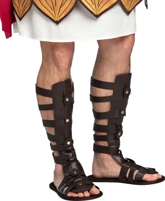 Produktbild von Boland 81987 - Römer Sandalen, Größe M/L, Schuhe für Faschingskostüme, Accessoires, Zubehör für Karneval oder Mottoparty