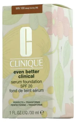 Produktbild von Clinique Even Better Clinical Serum Foundation SPF 20 WN 100 Deep Honey (30 ml)