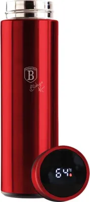 Obrázek produktu pro Termoska nerez s LED displejem 450 ml Burgundy Metallic Line