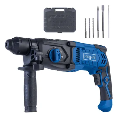 Produktbild von Scheppach Bohrhammer DH2260 - 230V 1050W | 3 Joule Schlagkraft | SDS-Plus | 26mm Bohrleistung Beton | 4in1 Funktion | 5500bpm | Variable Drehzahl