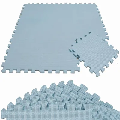 Produktbild von 9 Teile Spielmatte Baby Puzzlematte - 30x30 Krabbelmatte Bodenmatte Kinderzimmer