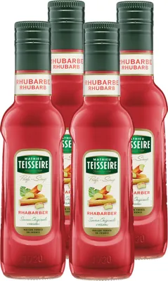Produktbild von Mathieu Teisseire Getränke-Sirup Rhabarber 0,25L (4er Pack)