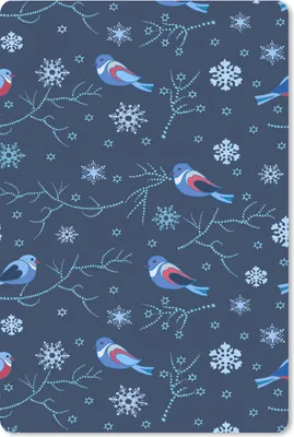Produktbild von MuchoWow® Mauspad Mousepad Vogel - Schneeflocke - Winter - Muster 40x60 cm - Mousepads - Maus Mat - Pad - Mausunterlage - Schreibtisch Accesoire