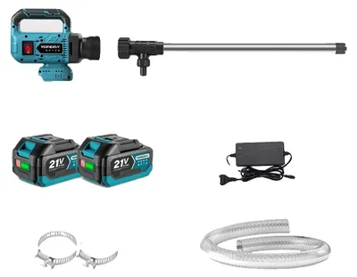 Produktbild von Wassertransferpumpe, bürstenloser Motor, hohe Durchflussrate, 2x3.0Ah Batterien Set