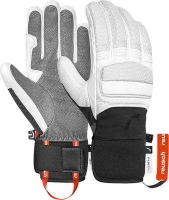 Produktbild von Reusch Fingerhandschuhe Alpine Master mit winddichter und atmungsaktiver Funktion 1101 white / black 9