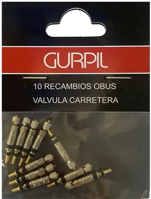 Obrázok produktu pre Gurpil jadro ventilu Presta 10 kusov Golden Golden One Size