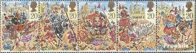 Produktbild von Briefmarken Großbritannien 1989 Mi 1230-1234 Fünferstreifen (kompl.Ausg.) postfrisch London