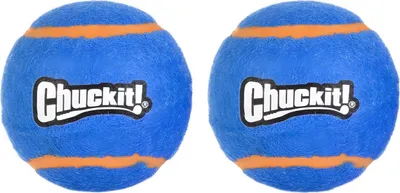 Immagine prodotto di Chuckit! giocattolo per cani Squeaker Tennis Balls - confezione da 2, taglia: S