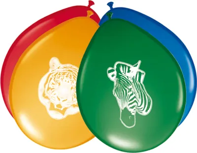 Produktbild von Folat BV Safari -Luftballons, 8st.