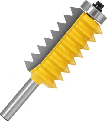 Produktbild von V-Nutfräser 1 Stück, Schaft-V-Nutfräser Für Holzzapfenfräsmaschinen, 8 X 19 X 54 Mm