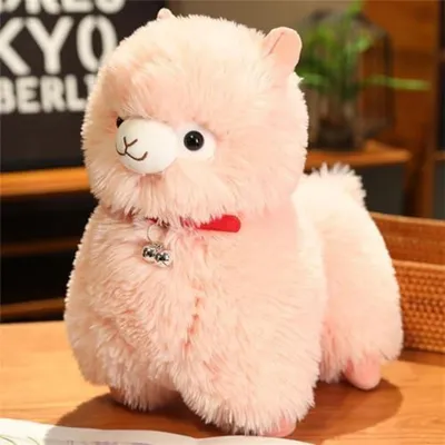 Produktbild von Plüschtier Alpaka 25 cm Rosa