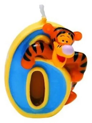 Produktbild von Winnie Puuh Kerze Zahl 6