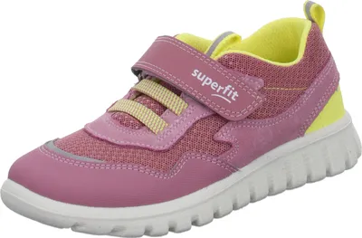 Produktbild von Superfit Sport 7 Mini 0062045500 Mädchen, Sneaker, Synthetik/Textil, Rosa/Gelb - Kinderschuhe Teens Mädchen Gr. 25 - 42, Mehrfarbig