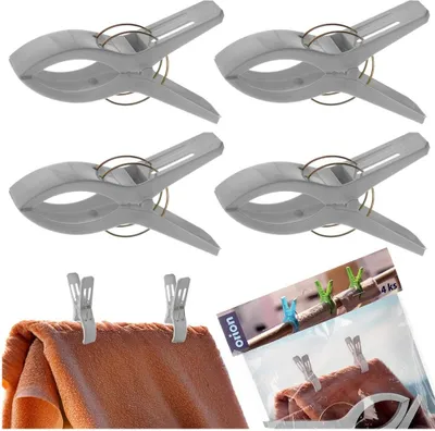 Produktbild von Orion | Handtuchklammern für Strandliegen - 4 Stück - Strandtuchklammern - Starke Klemmen