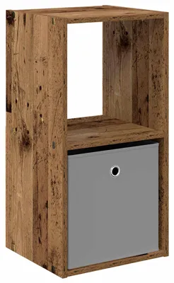 Zdjęcie produktu dla Stolik nocny z szufladą Stare drewno 35 x 32 x 68,5 cm