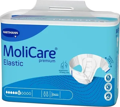 Image de Molicare Premium Slip Elastic 6 gouttes XL - 1 paquet de 14 protections