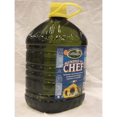 Produktbild von Olitlia Sonnenblumenöl mit Olivenöl extra natives Olivenöl Flasche 5 Liter